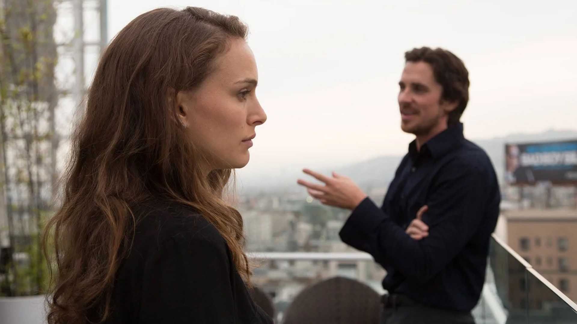 ناتالی پورتمن و کریستین بیل در فیلم Knight of Cups