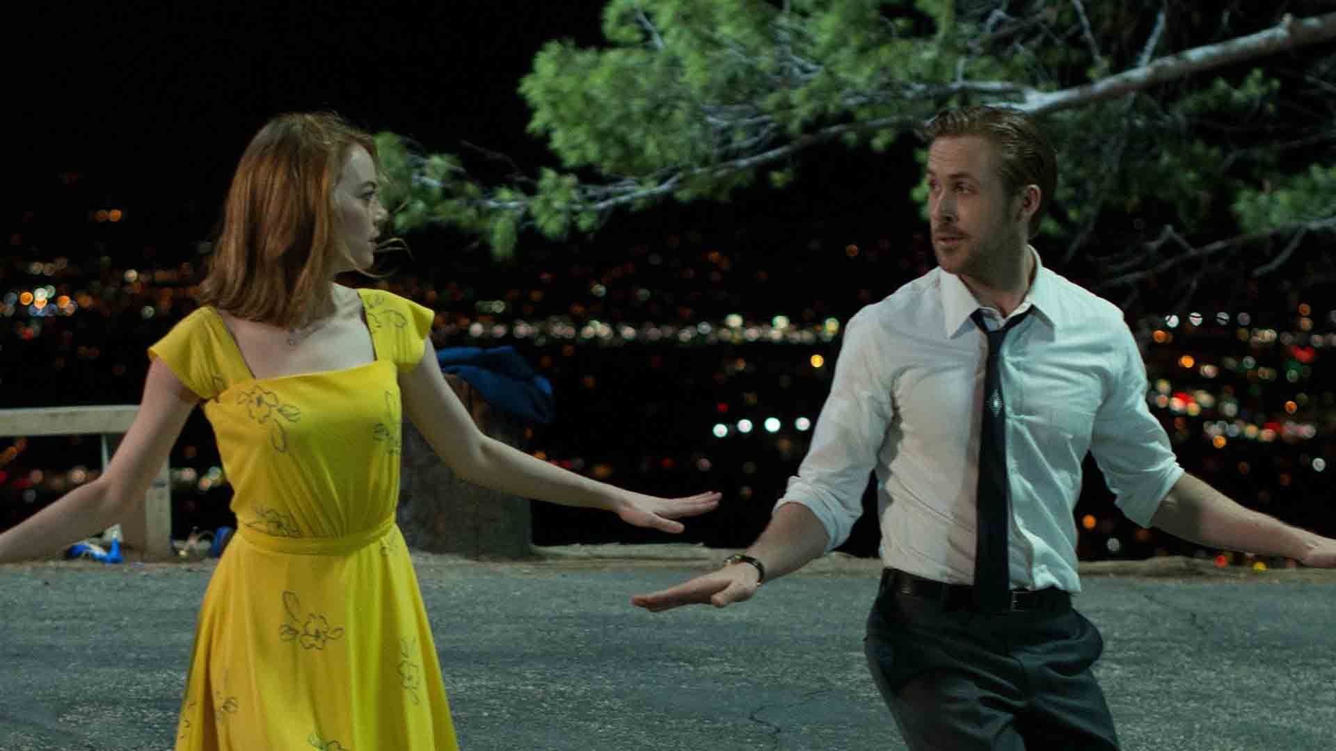 رقصیدن رایان گاسلینگ و اما استون در فیلم La La Land