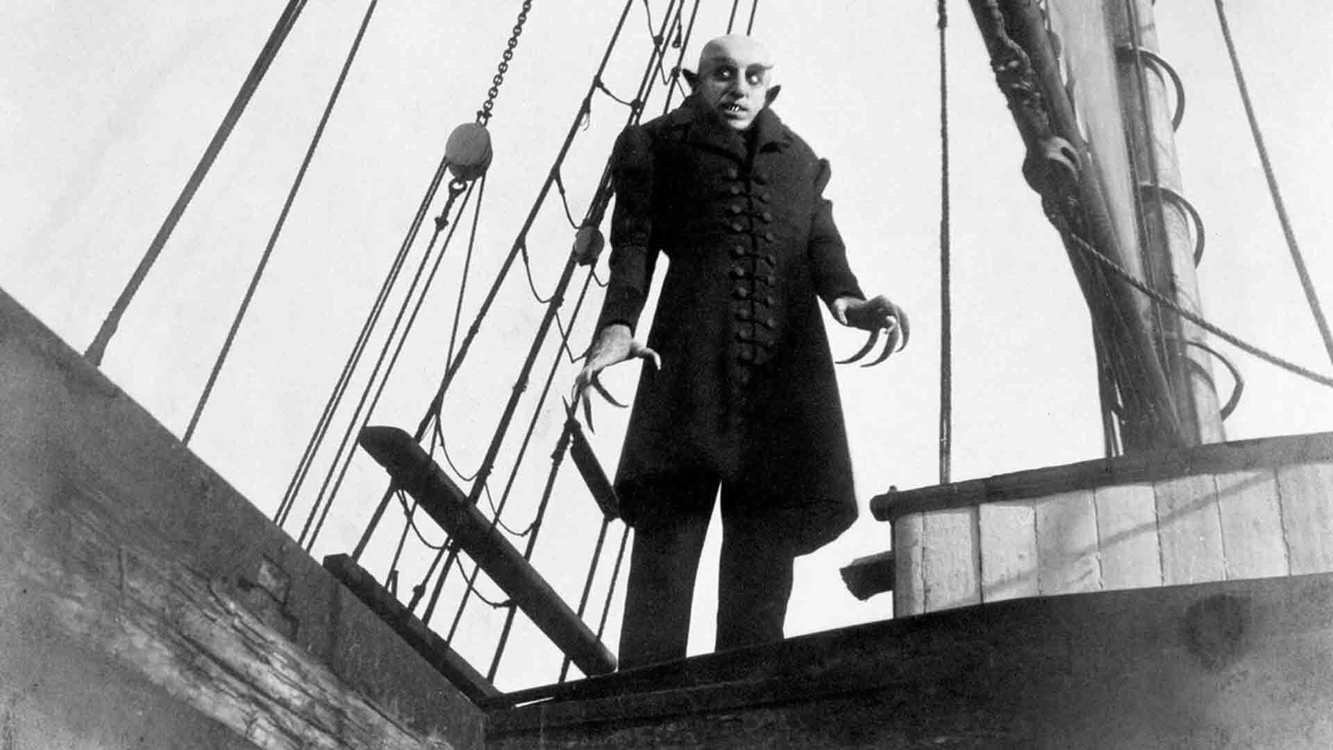 شخصیت نوسفراتو روی کشتی در فیلم Nosferatu