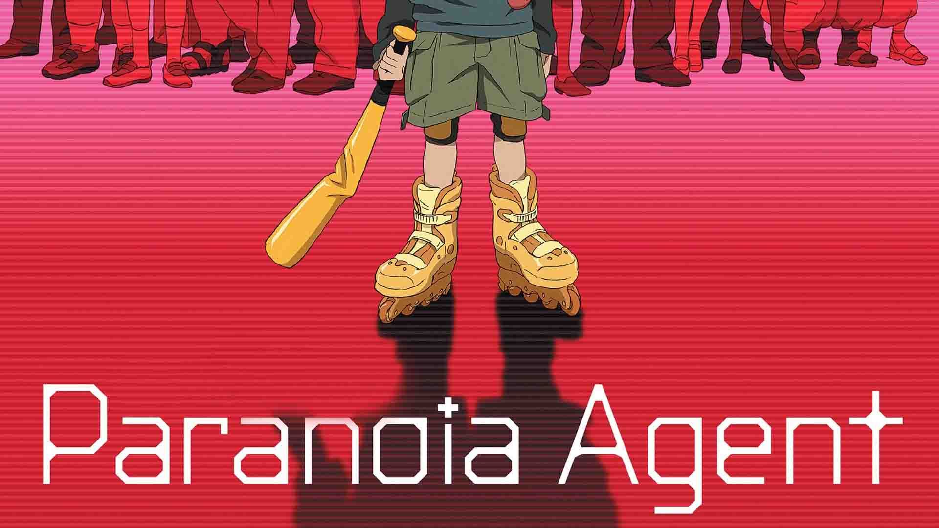 شخصیت اصلی انیمه سریالی Paranoia Agent همراه با یک چوب بیسبال