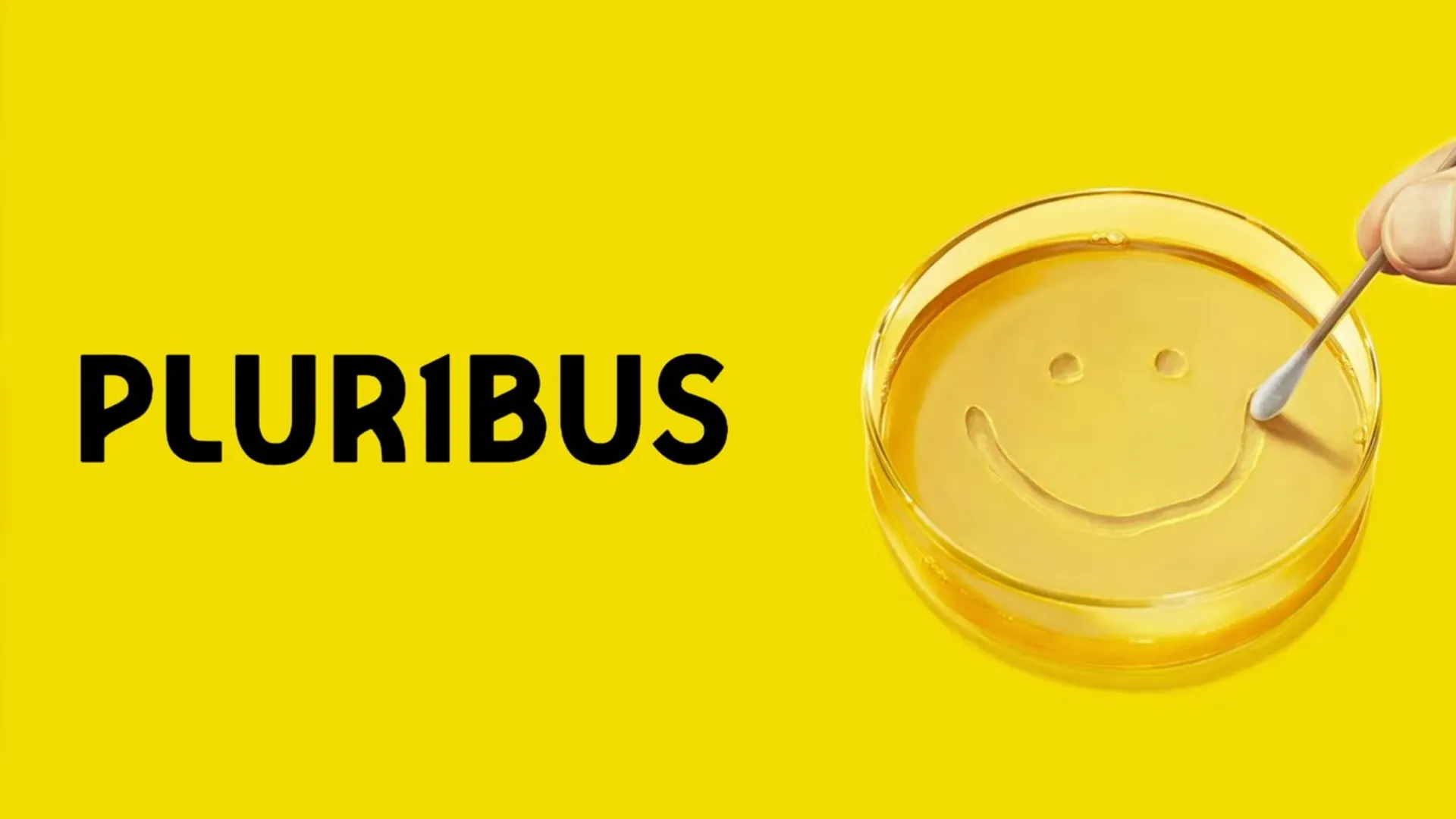 لوگوی سریال Pluribus از وینس گیلیگان در کنار شکلک خنده