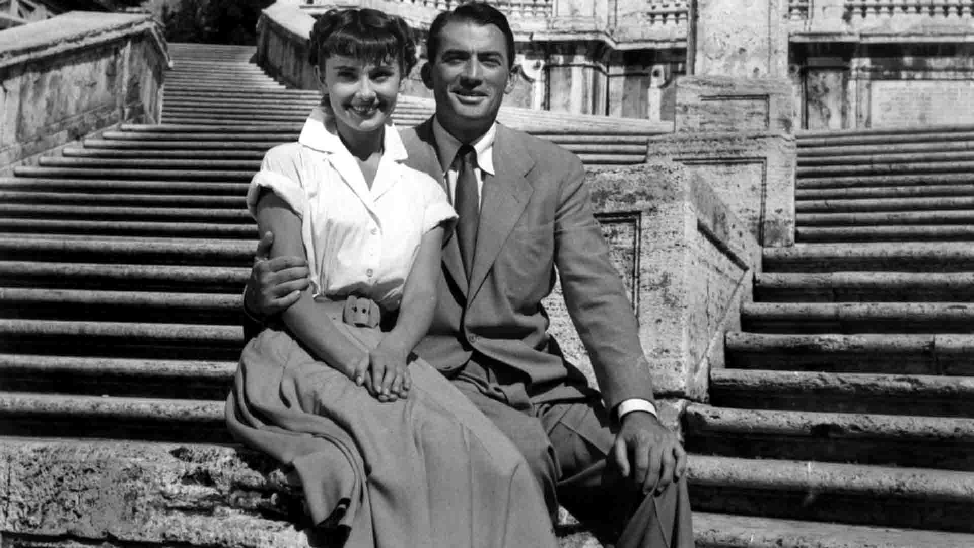 آدری هپبورن و گریگوری پک در فیلم Roman Holiday