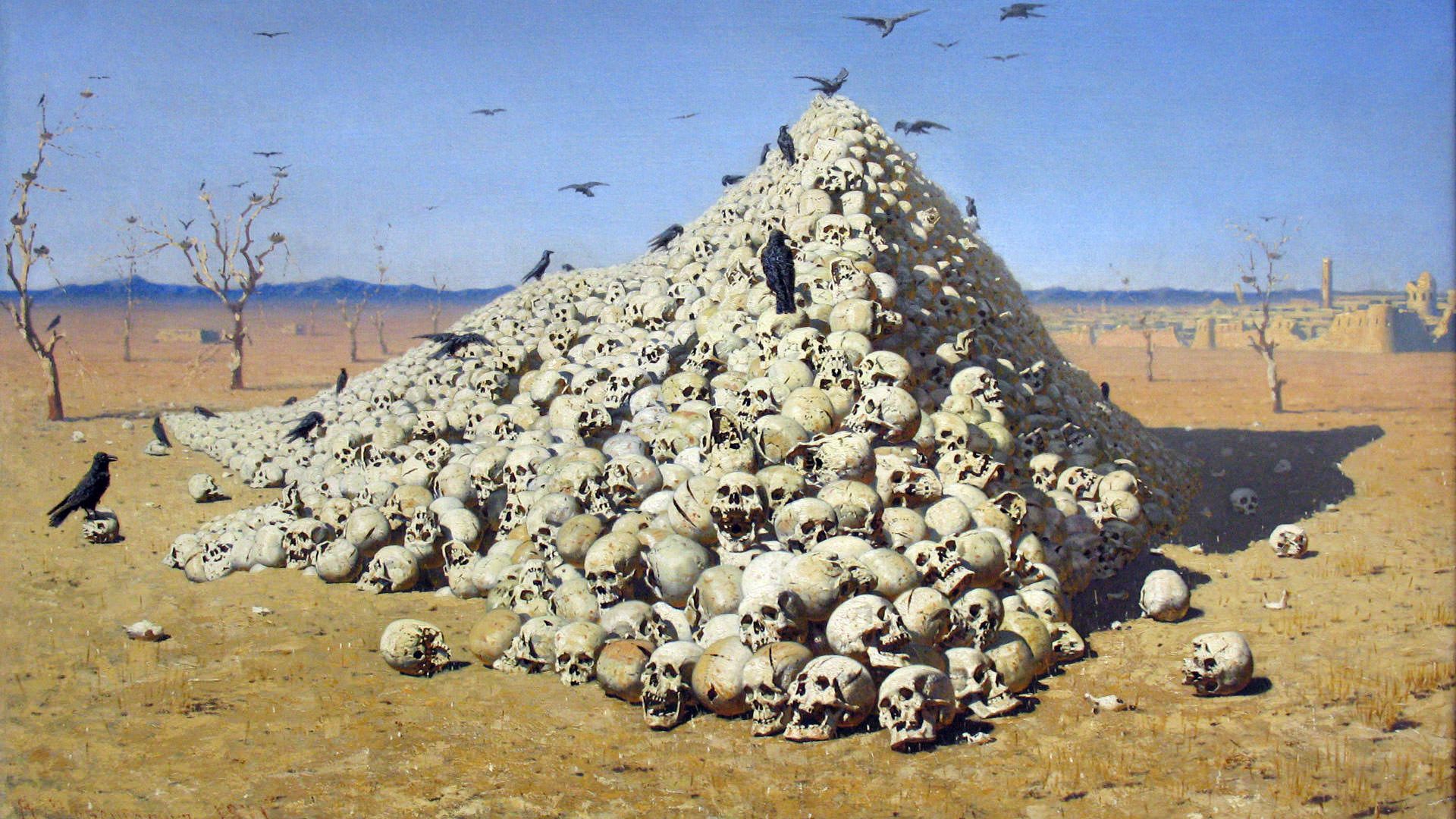 نقاشی نمونه‌ی عالی جنگ اثر واسیلی ورشچاگین
