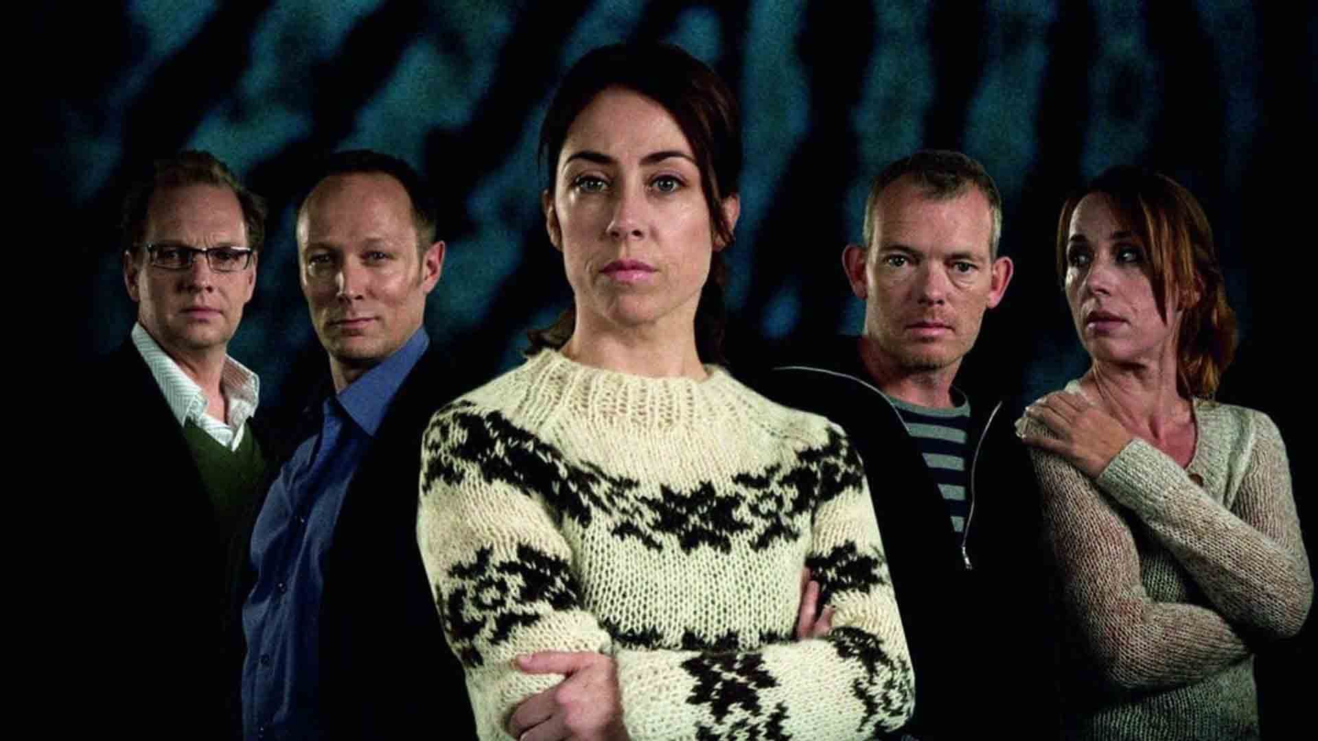 بازیگران شخصیت‌های اصلی سریال دانمارکی The Killing در کنار هم