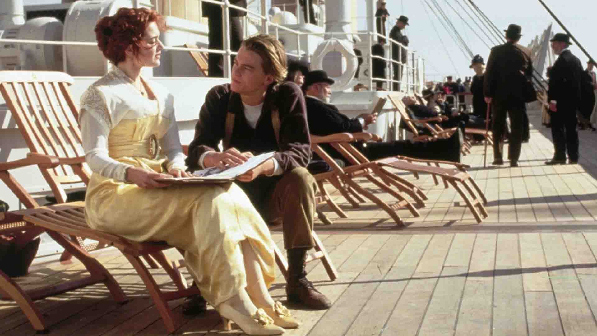 لئوناردو دی کاپریو و کیت وینسلت در فیلم Titanic