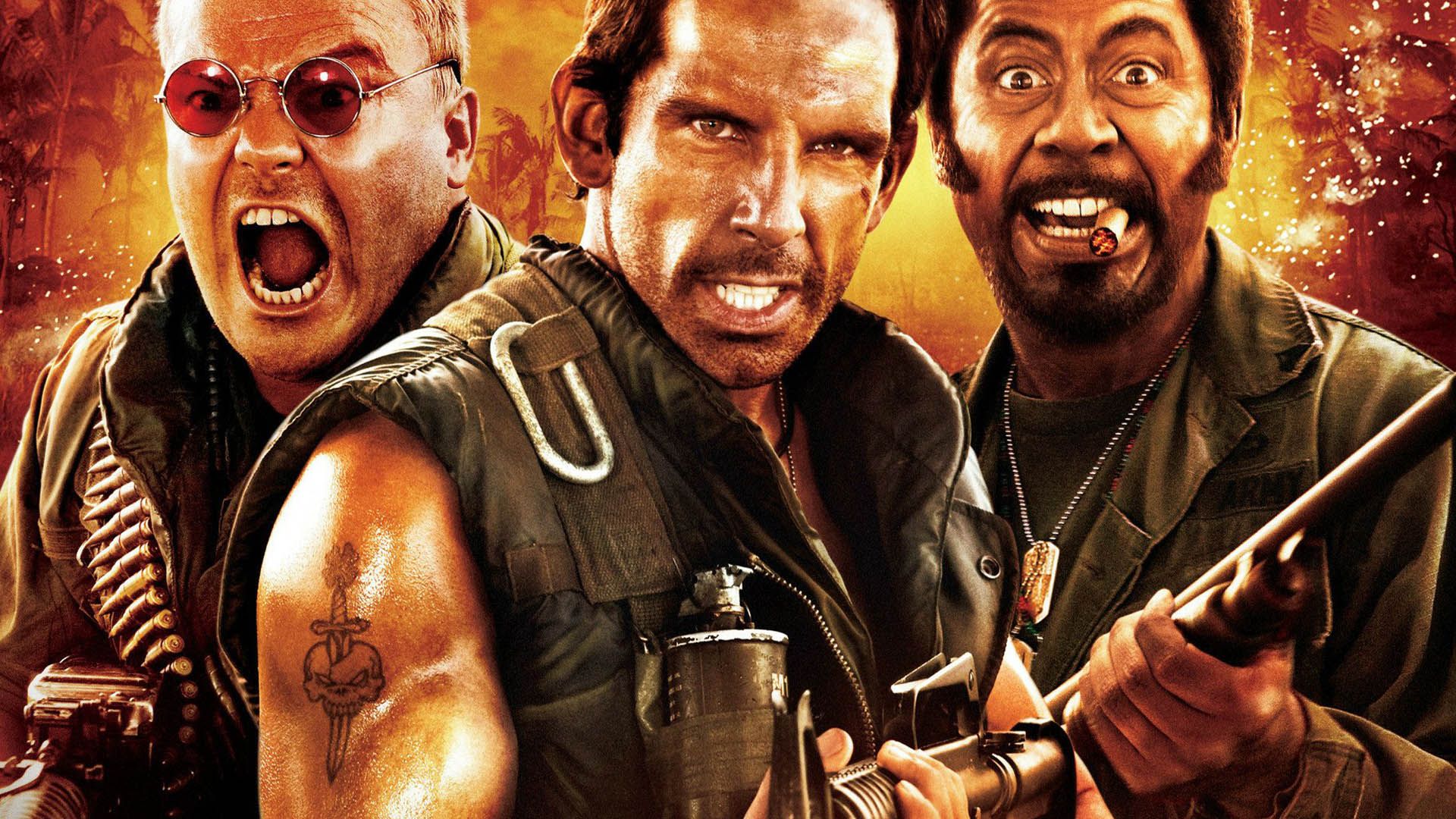 شخصیت های اصلی فیلم tropic thunder